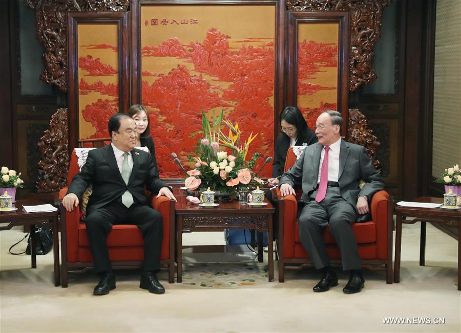 نائب الرئيس الصيني: ينبغي للصين وجمهورية كوريا تعميق التعاون والتنسيق