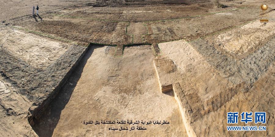 مصر: اكتشاف بقايا أبراج قلعة عسكرية من عصر الملك 