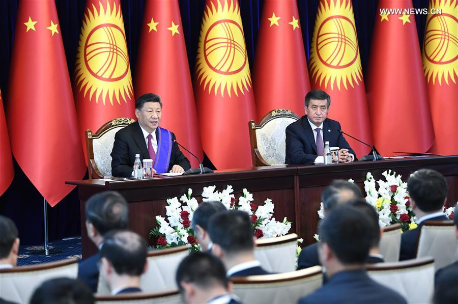 الصين وقرغيزستان تتفقان على رفع العلاقات إلى مستويات جديدة