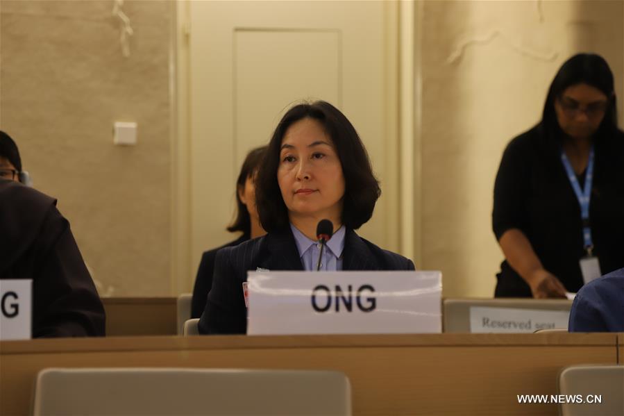 ممثلة المرأة في هونغ كونغ تدين أعمال العنف غير القانونية بالمنطقة خلال جلسة للأمم المتحدة