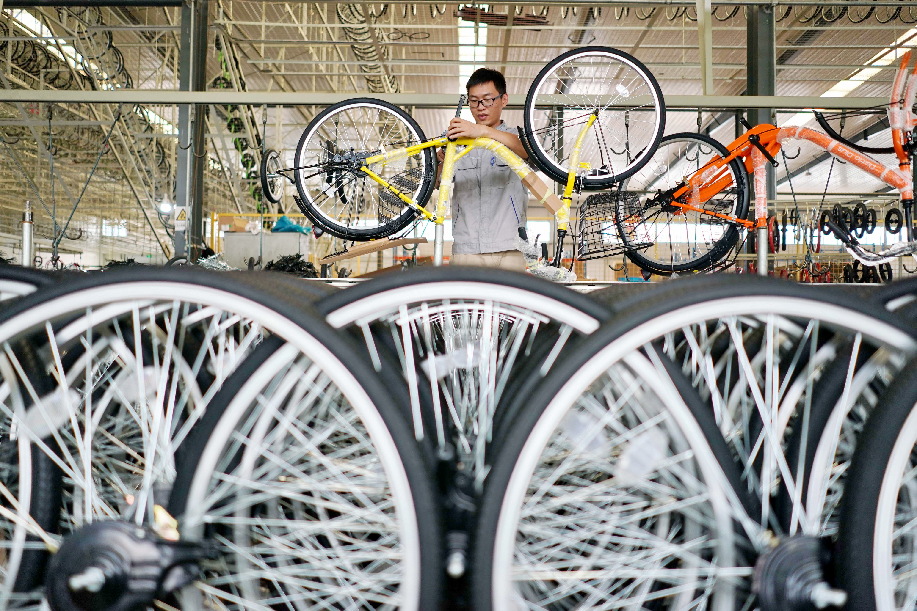 9.7% ارتفاعا في إنتاج الدراجات بالصين في يوليو
