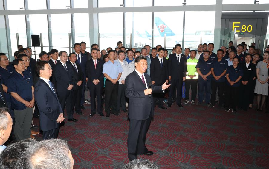 شي يعلن افتتاح مطار بكين داشينغ الدولي