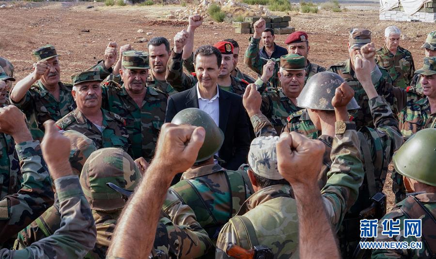 الرئيس الأسد يزور الخطوط الأمامية في ريف إدلب شمال غرب سوريا