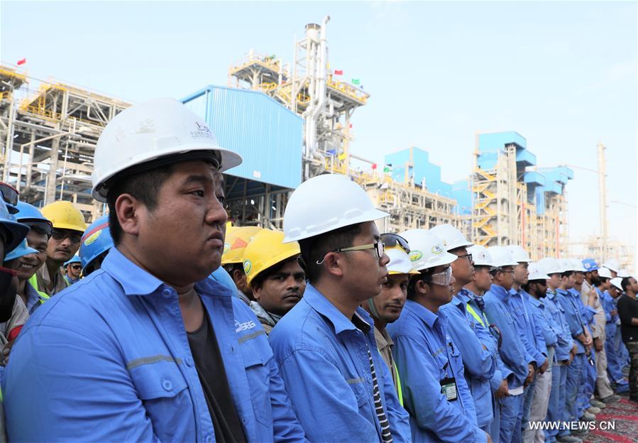 تقرير إخباري: شركة صينية تسلم المجموعة الأخيرة من أبراج تكرير النفط ضمن مشروع مصفاة 