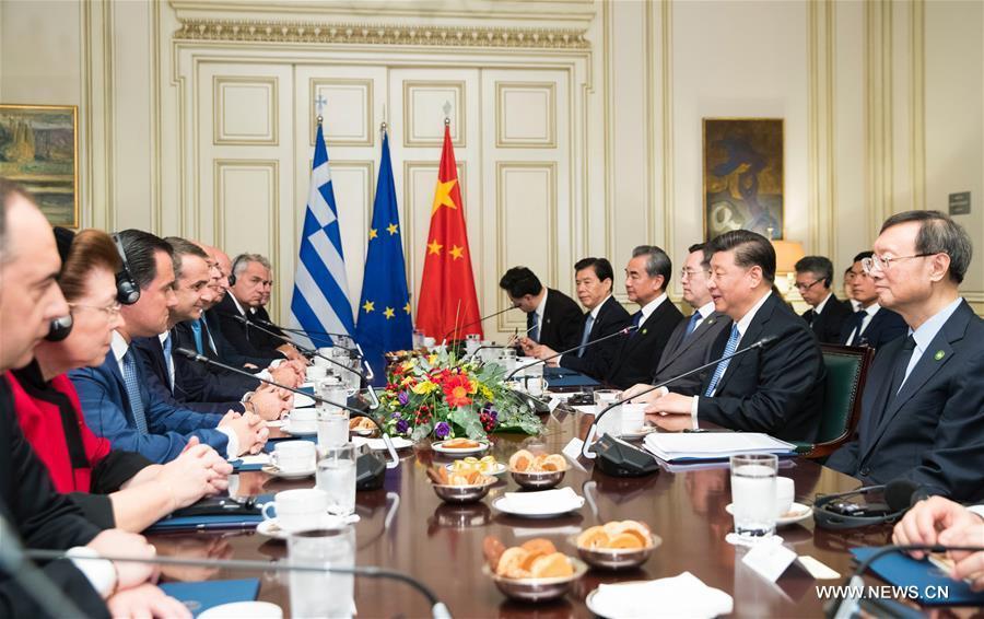 شي يحث على تعزيز التعاون العملي بين الصين واليونان