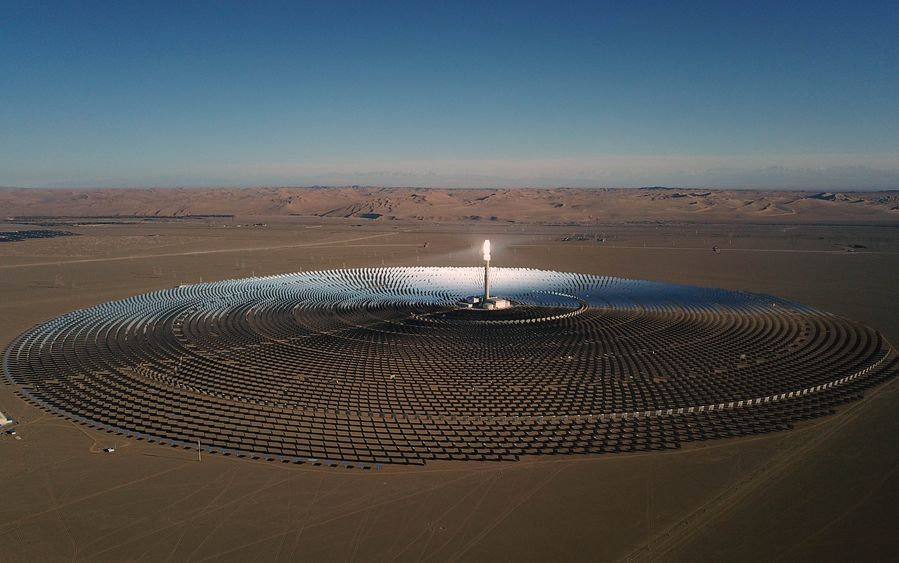 الصين تبني محطة طاقة شمسية فضائية بحلول 2035