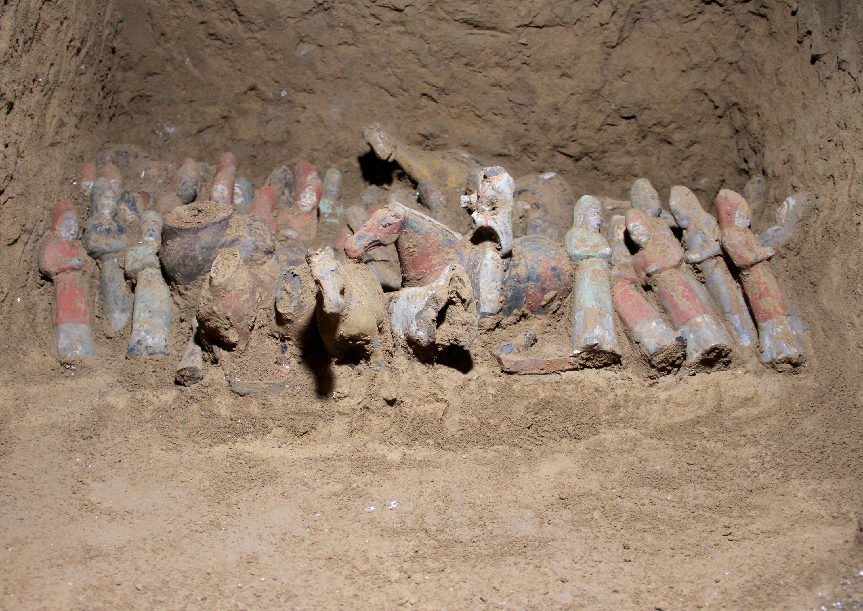  اكتشاف قبر لزوج أميرة قبل 1300 عام في شمال غربي الصين