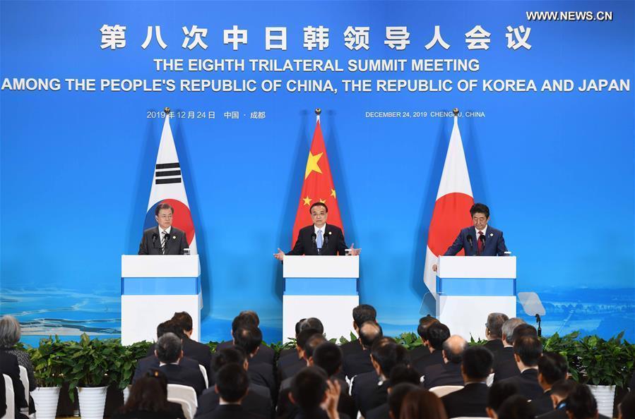 الصين وجمهورية كوريا واليابان يتفقون على تعميق التعاون خلال العقد القادم