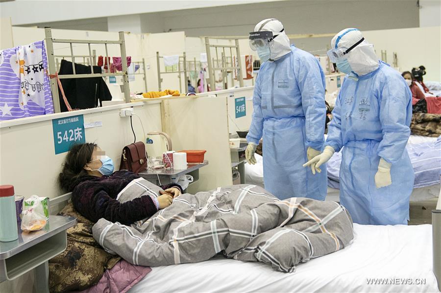 المستشفيات المؤقتة في ووهان، مركز تفشي فيروس كورونا الجديد