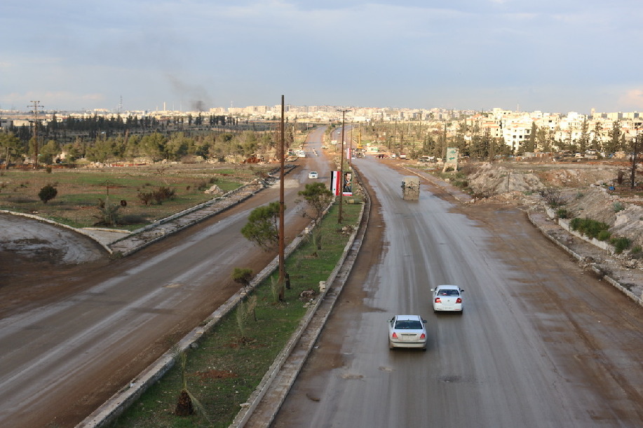  افتتاح الطريق الدولي دمشق ـ حلب رسميا أمام حركة السير والمرور