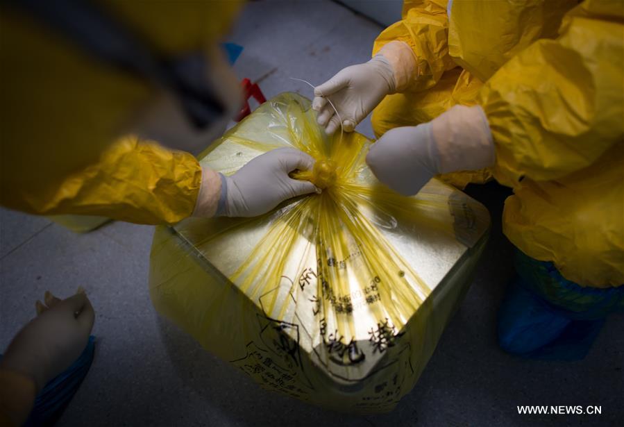 موصل لعينات فيروس كورونا الجديد في ووهان