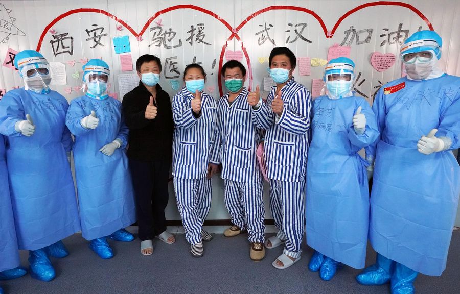 خروج 459 مريضا متعافيا من كوفيد-19 من المستشفيات في البر الرئيسي الصيني