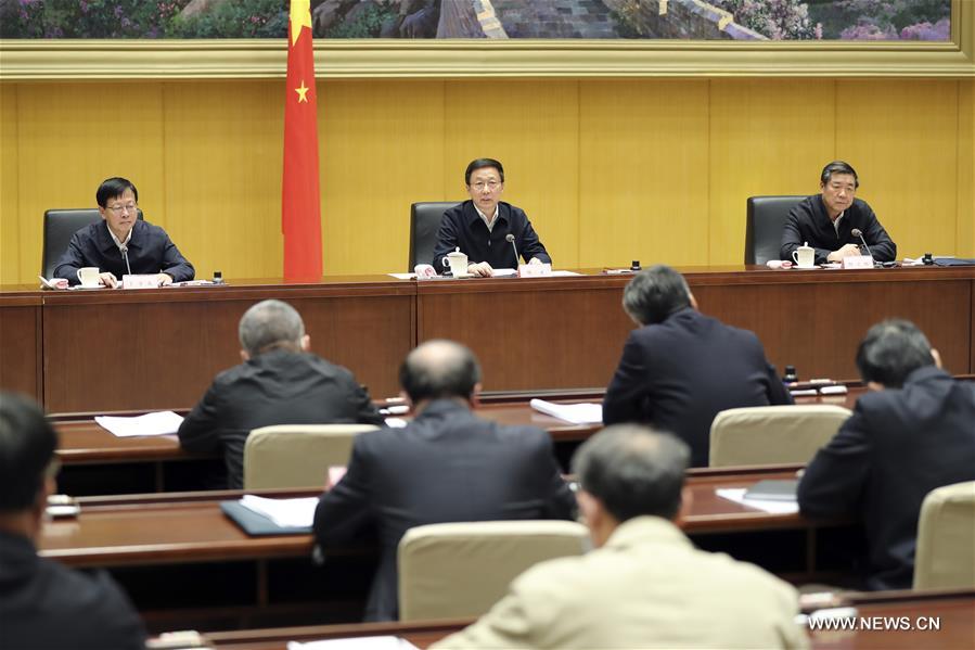 نائب رئيس مجلس الدولة الصيني يحث على تعزيز إقامة المشروعات الكبرى وتفعيل دور الاستثمار