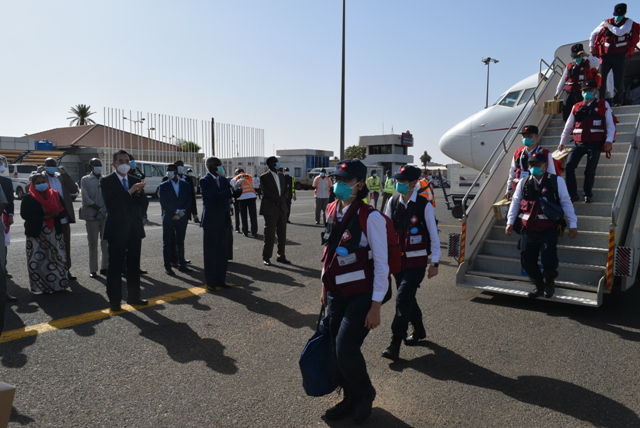 فريق طبى صينى يصل إلى السودان لدعم جهود السيطرة على مرض فيروس كورونا