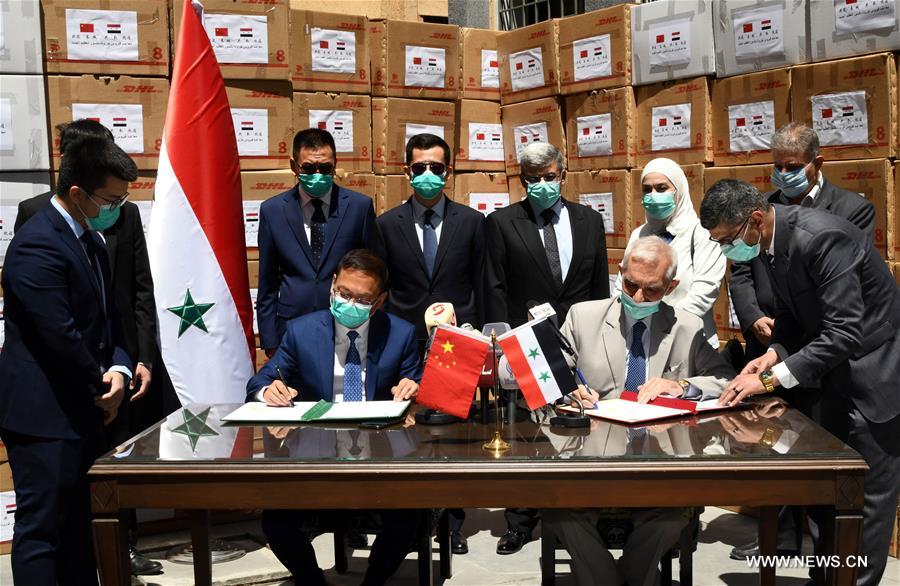 دفعة جديدة من المساعدات الطبية الصينية لسوريا لمواجهة 