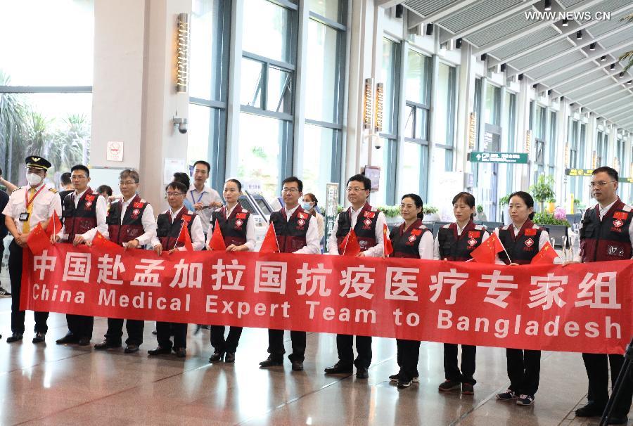 الصين ترسل خبراء طبيين إلى بنغلاديش للمساعدة في مكافحة 