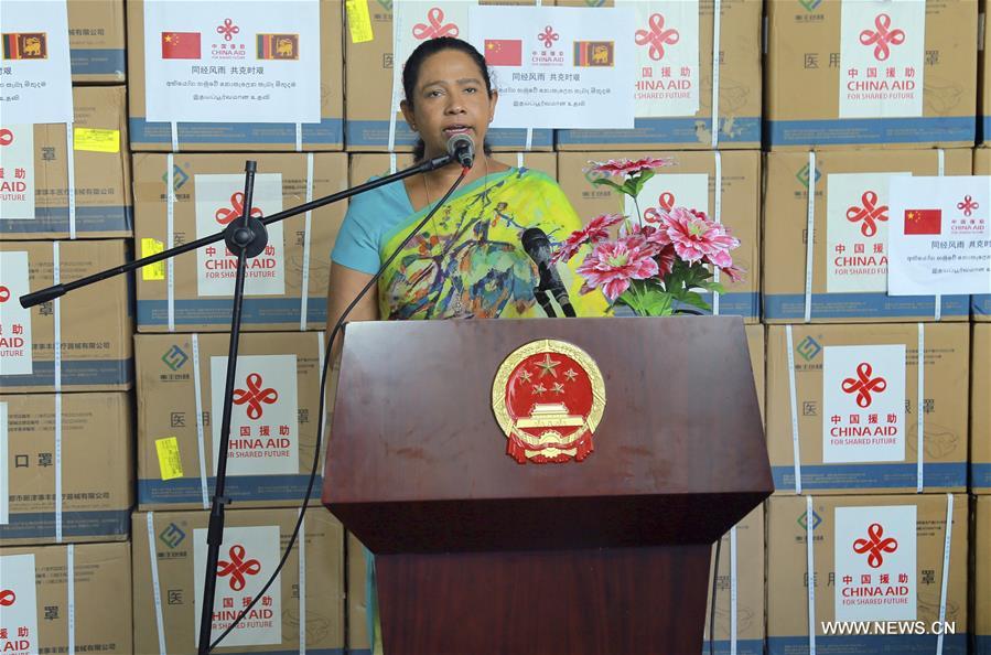 الصين تتبرع لسريلانكا بدفعة ثالثة من المساعدات الطبية