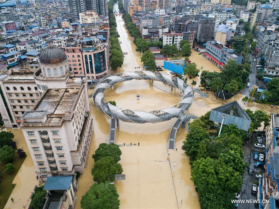 الأمطار تؤثر في ما يقرب من مليون شخص في مقاطعة هونان بوسط الصين
