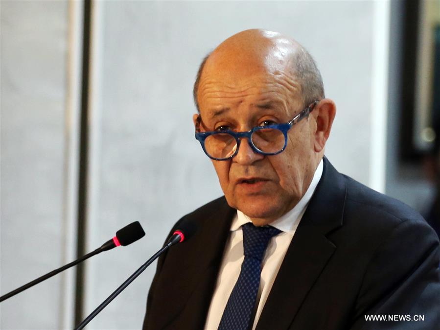 لودريان من بغداد: لا تهاون مع تنظيم 