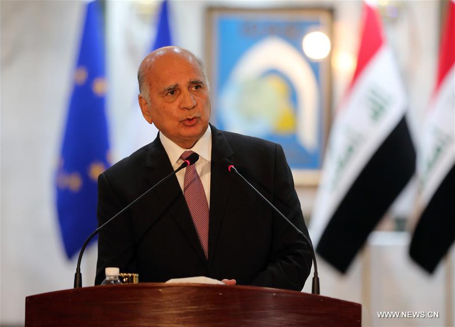 لودريان من بغداد: لا تهاون مع تنظيم 