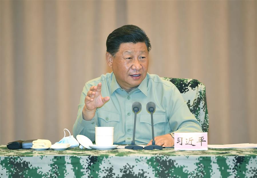 الرئيس الصيني يوجه الجيش لإنهاء مهام متابعة أعمال السيطرة على الفيضانات والإغاثة من الكوارث