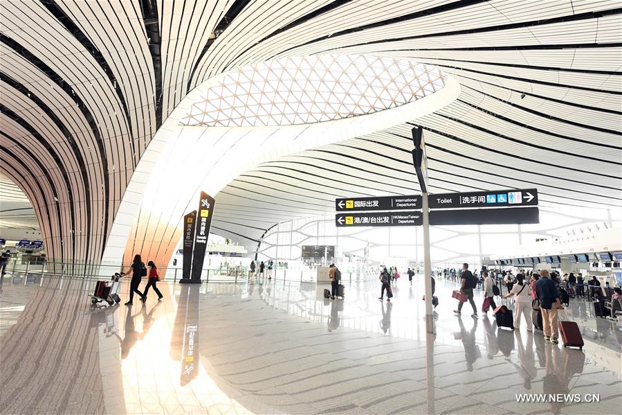 مطار بكين داشينغ الدولي يشهد أكثر من 10 ملايين رحلة ركاب