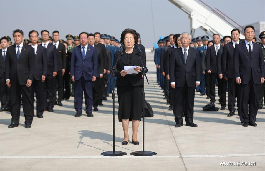 نائبة رئيس مجلس الدولة الصيني تشدد على توارث الروح البطولية للمتطوعين الصينيين في الحرب الكورية