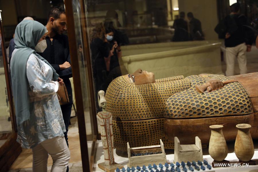 تقرير إخباري: افتتاح معرضين أثريين في المتحف المصري احتفالا بالذكرى الـ 118 لتأسيسه