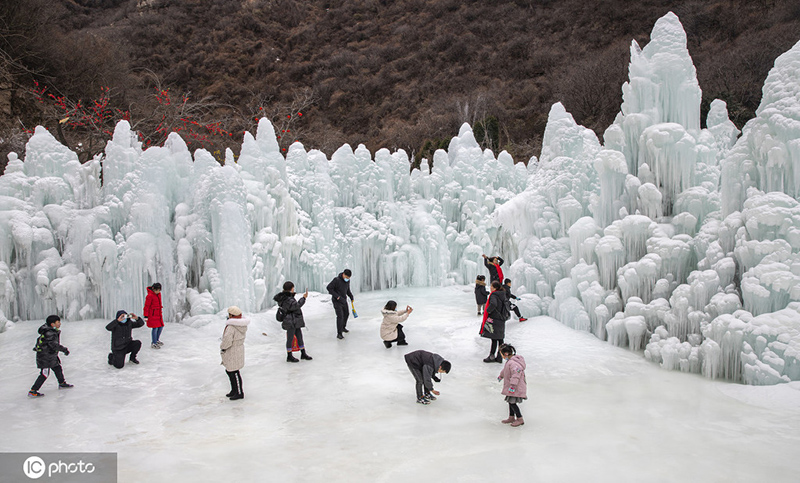 غابة جليدية تتشكل في مقاطعة شانشي