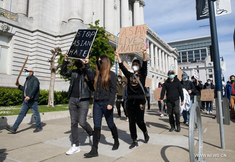 احتجاجات في كاليفورنيا لمناهضة كراهية الآسيويين
