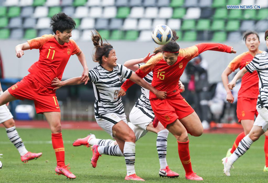 تأهل المنتخب الصيني الوطني لكرة القدم للنساء إلى أولمبياد طوكيو