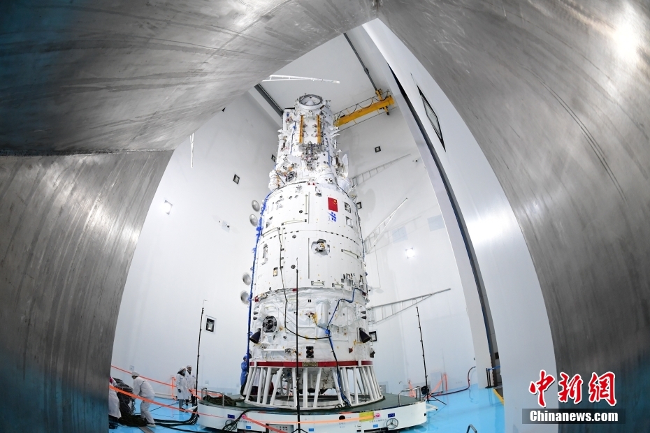 الصين تطلق الوحدة الأساسية تيانخه لمحطة الفضاء الصينية