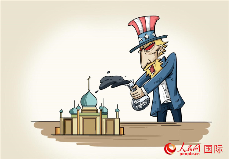 كاريكاتير: التشويه المتعمد لصورة الاسلام يظهر الهيمنة الأمريكية