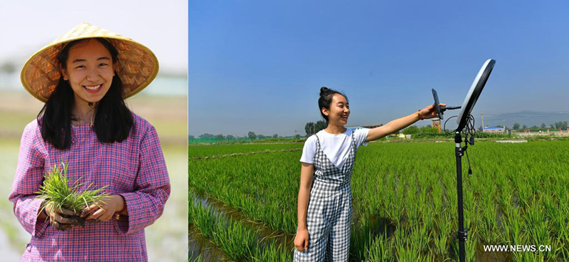 الشباب الصينيون يروجون التخصصات المحلية والمنتجات الزراعية عالية الجودة من خلال البث المباشر