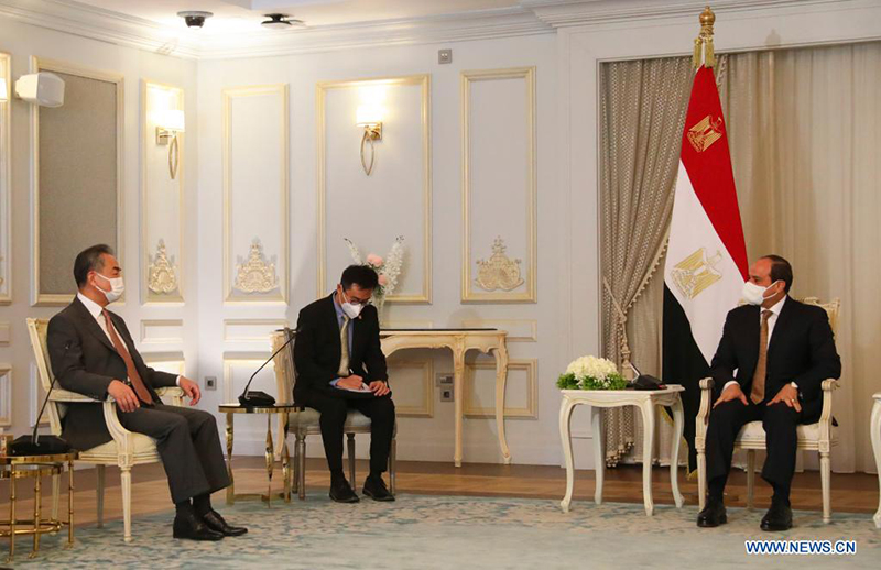 الصين ومصر تؤكدان مجددا التزامهما بتعزيز الشراكة الاستراتيجية