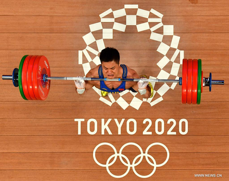 الصيني ليو يحقق رقما قياسيا في رفع الأثقال رجال فئة 81 كجم