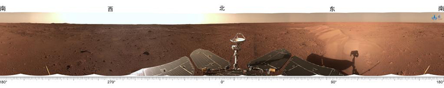 مركبة التجوال الصينية لاستكشاف المريخ تكمل 100 يوم على سطح الكوكب الأحمر