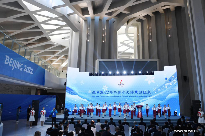 شعلة دورة ألعاب بكين الأولمبية الشتوية 2022 تصل الى الصين