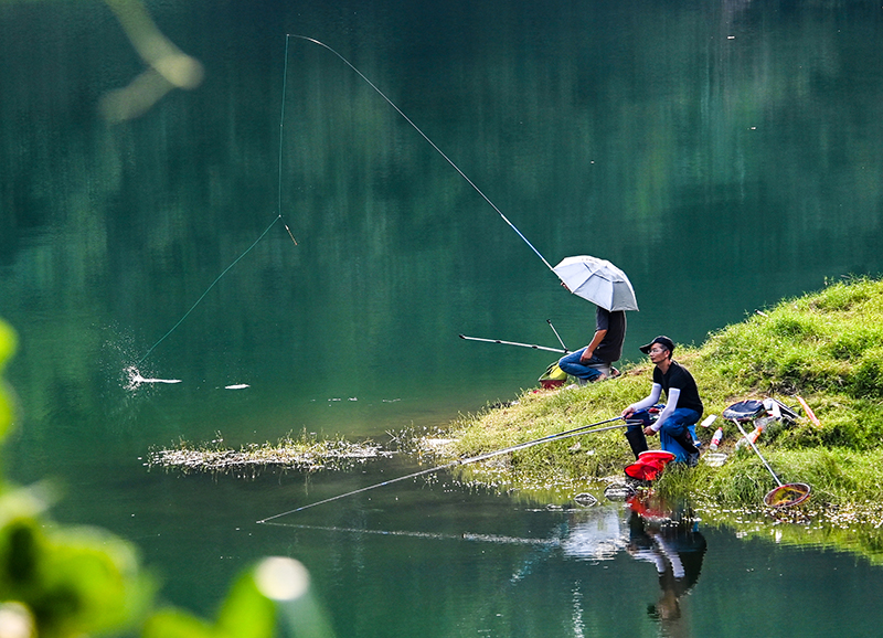 تزايد إقبال الجيل الجديد في الصين على هواية صيد الأسماك 