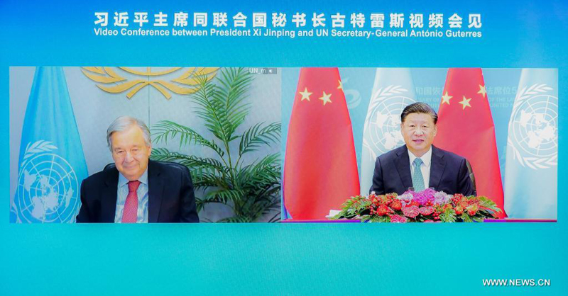 الرئيس الصيني يتعهد بتعزيز التنسيق مع الأمم المتحدة من أجل تنمية عالمية متوازنة وشاملة