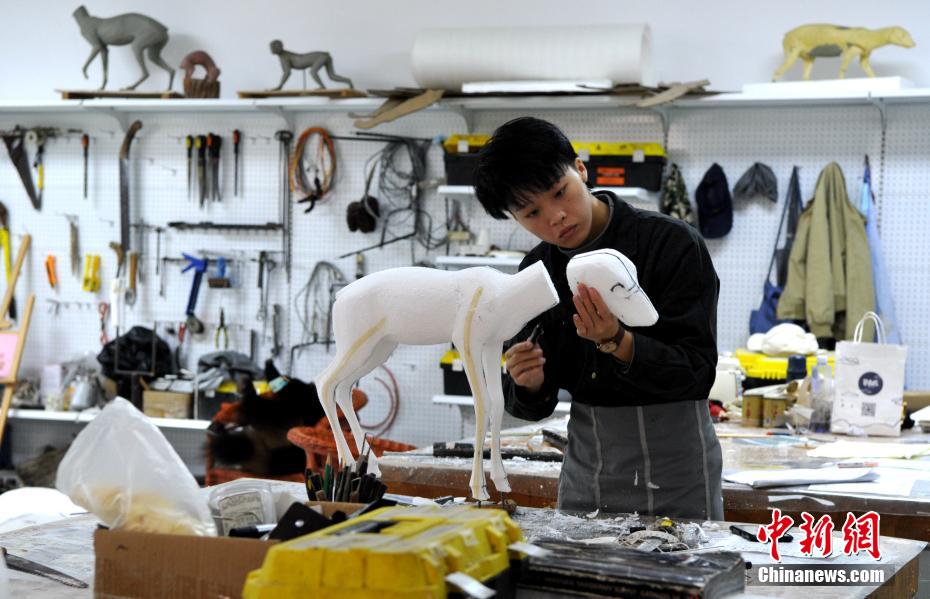 صناعة مجسّمات الحيوانات في فوجيان