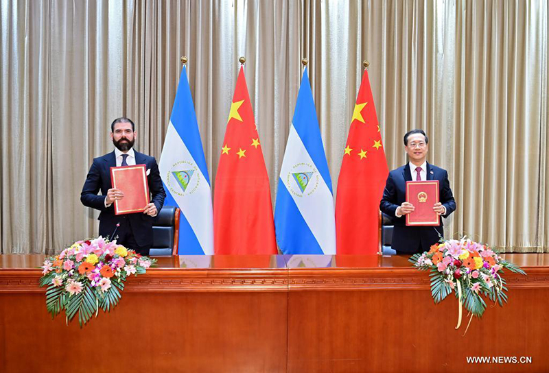الصين ونيكاراغوا تستأنفان علاقاتهما الدبلوماسية