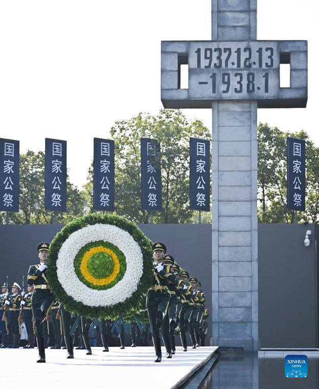 الصين تقيم مراسم تأبين وطنية لإحياء ذكرى ضحايا مذبحة نانجينغ