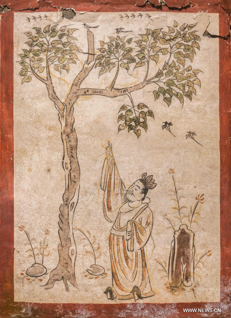 إكمال ترميم قبر عمره أكثر من ألف عام في مقاطعة شانشي بشمالي الصين