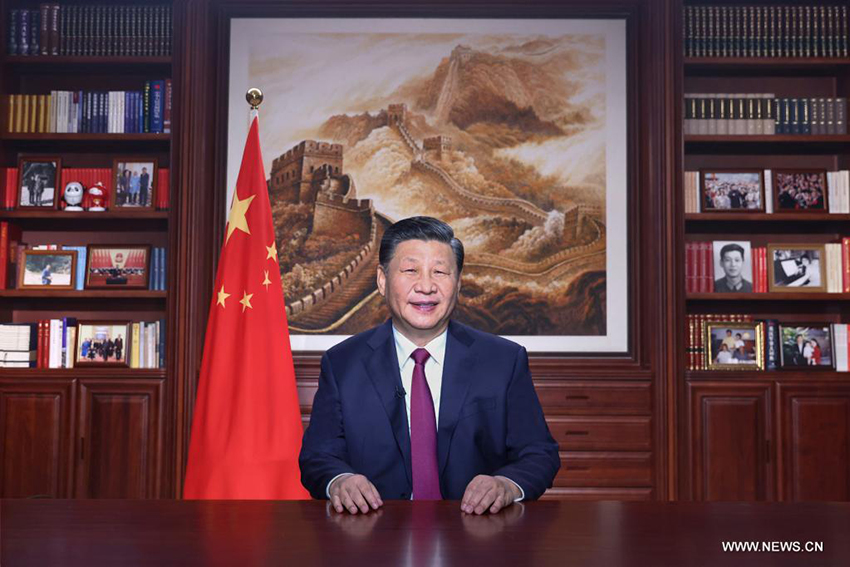 الرئيس شي يلقي كلمة تهنئة بمناسبة حلول عام 2022