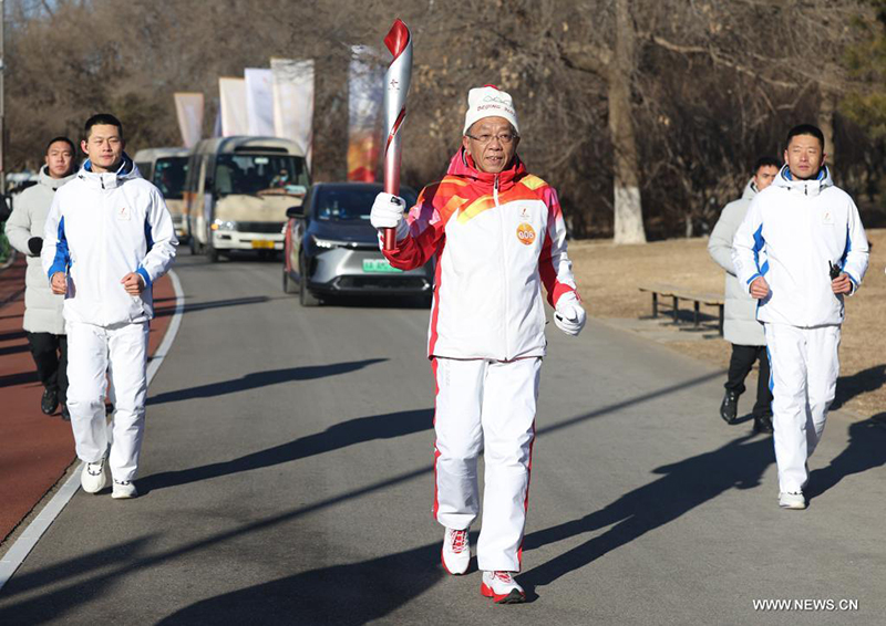 بدء عملية تتابع الشعلة الأولمبية في بكين