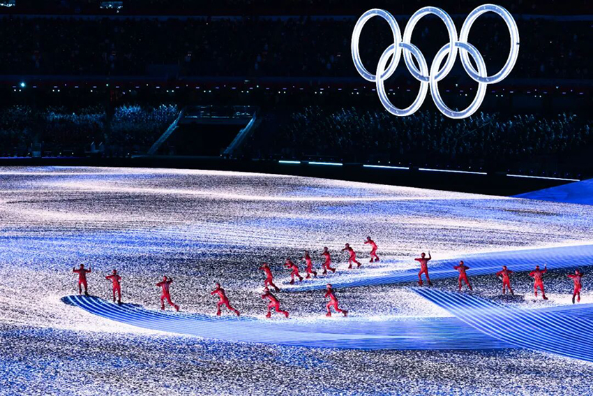 خلال حفل افتتاح الألعاب الأولمبية الشتوية: تقنية المحركات التفاعلية تسحر أنظار المشاهدين