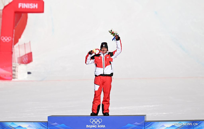 ماير يحتفظ بذهبية منافسات سوبر- جي في أولمبياد بكين الشتوية
