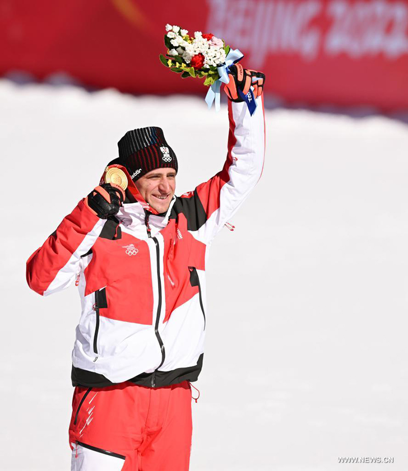 ماير يحتفظ بذهبية منافسات سوبر- جي في أولمبياد بكين الشتوية