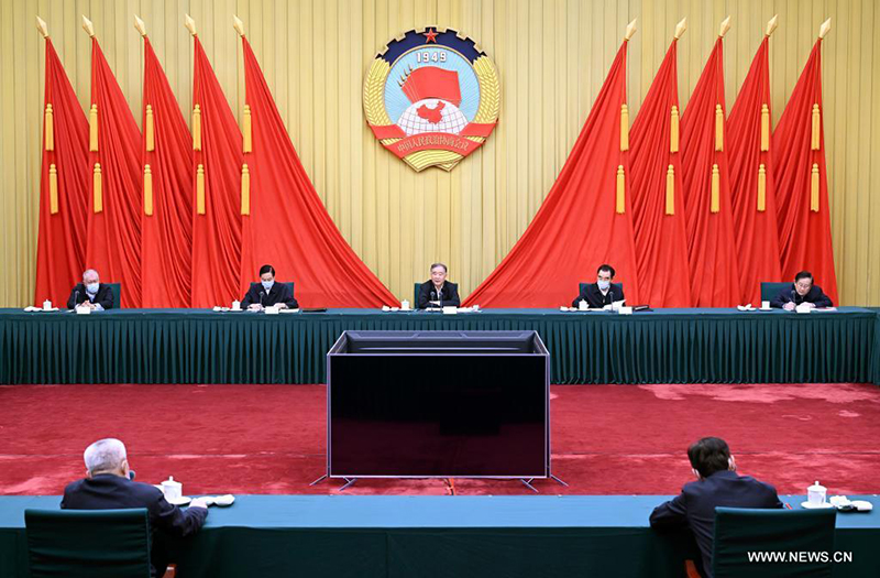 كبير المستشارين السياسيين الصينيين يحث على التحضير الجاد للمؤتمر الوطني الـ20 للحزب الشيوعي الصيني